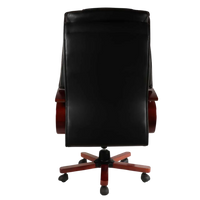 Galician Recliner Office Executive Chair (Black) Back View