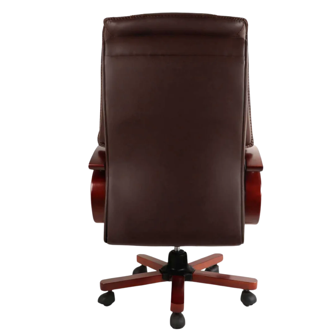 Galician Recliner Office Executive Chair (Brown) Back View