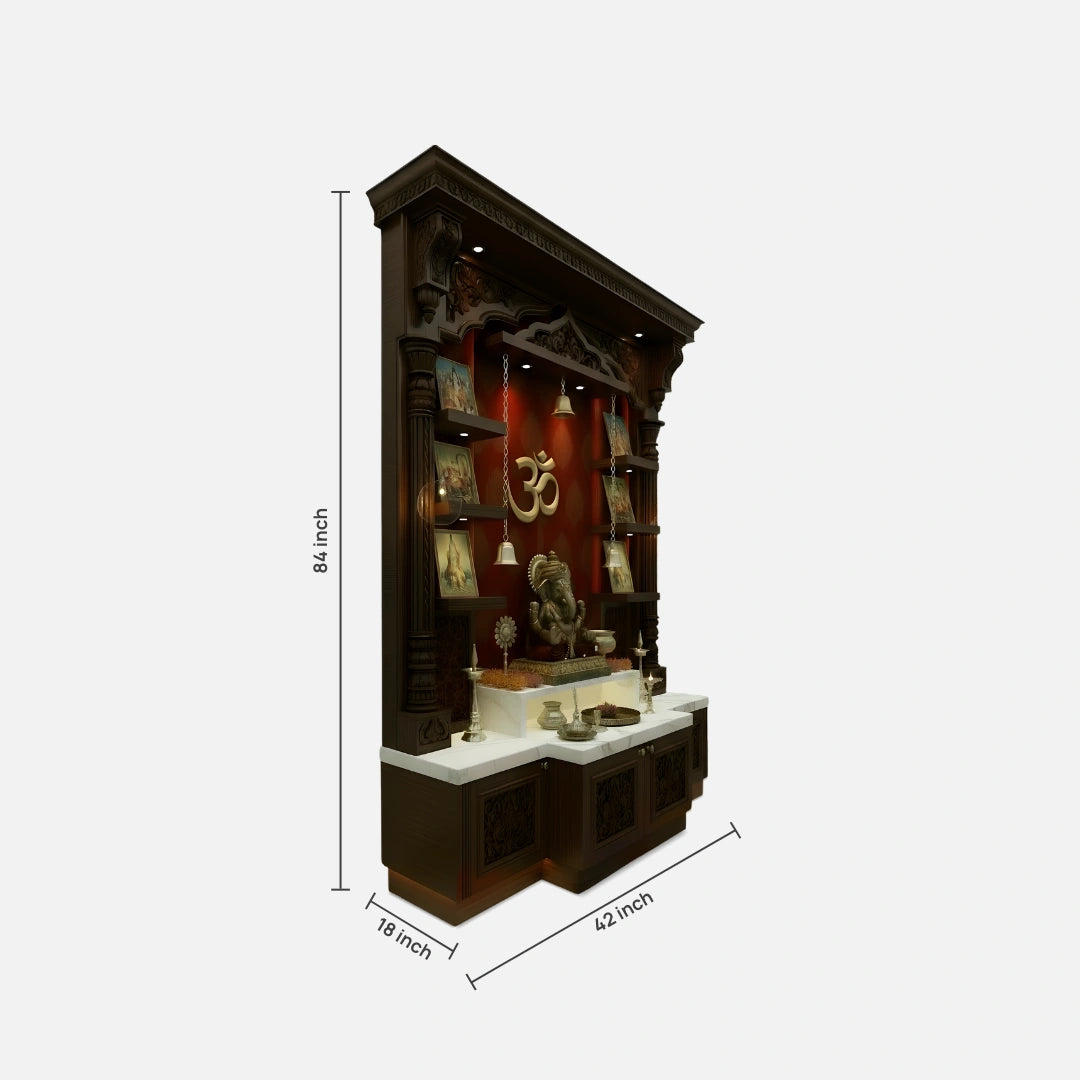 Ghantika-Teak-Wood-Mandap-Brown-dimensions 