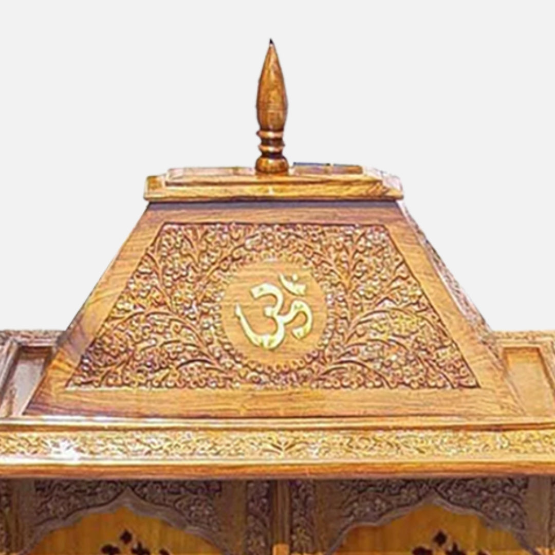 Giridhari Teak Wood Mandir (Teak) zoom  view 