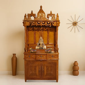 Govardhan Teak Wood Mandap (Teak)