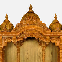 Govindaraja Teak Wood Mandap (Teak) dome