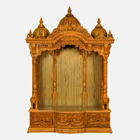  Govindaraja Teak Wood Mandap (Teak) front view 