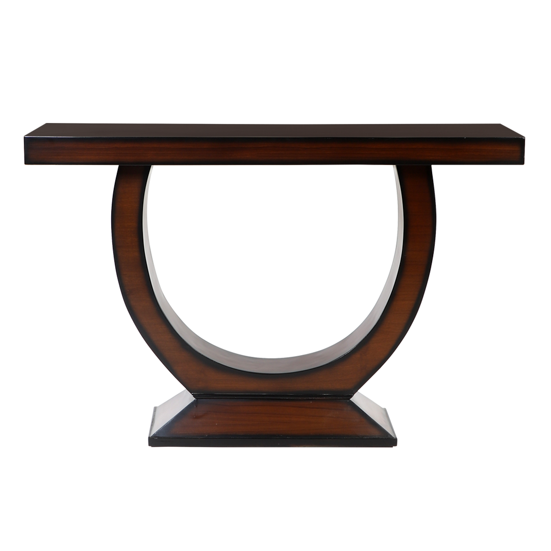 Nobilic Solid Wood Console Table (Brown)