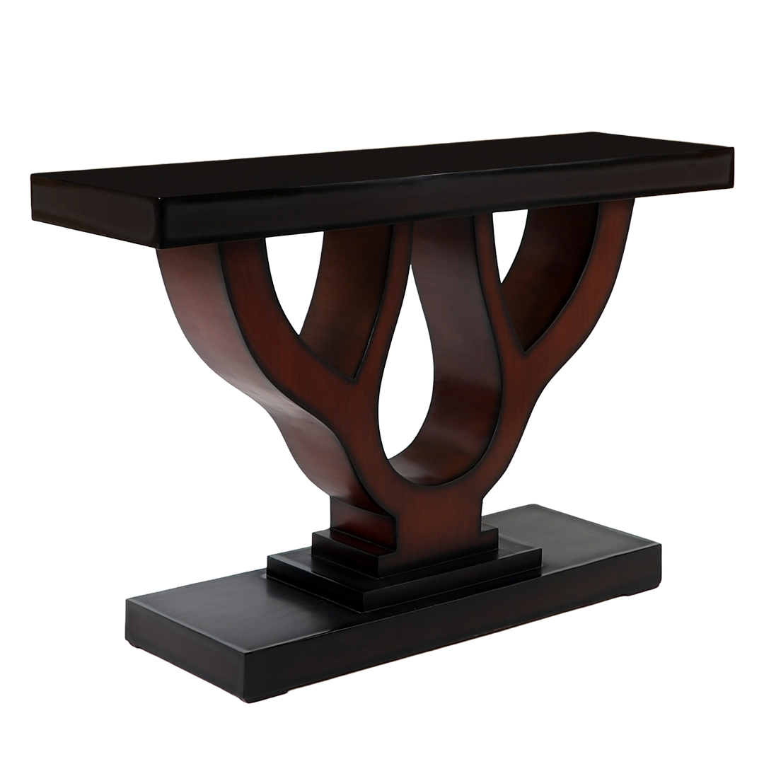 Zidena Solid Wood Console Table (Brown)