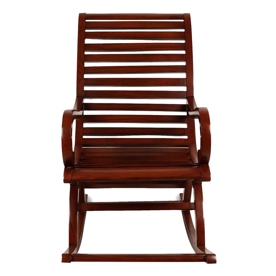 Boston Elegant Rocking Chair for Living Room (Brown)