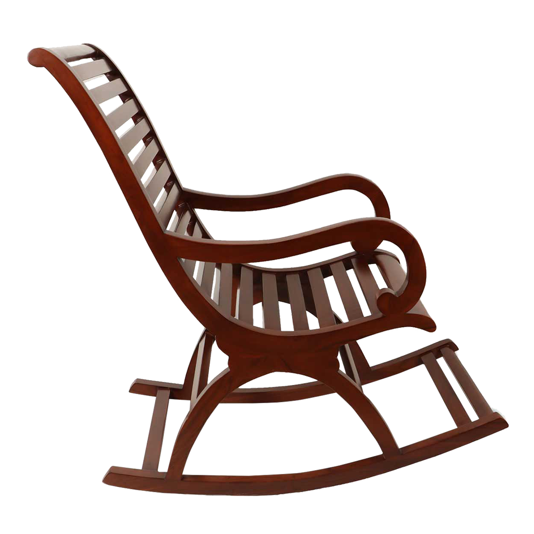Boston Teak Wood Rocking Chair (Brown)