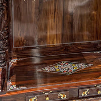 Jagadish Teak Wood Mandap (Teak) close view 