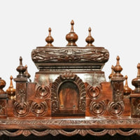 Jagannath Teak Wood Mandir (Brown)dome view 