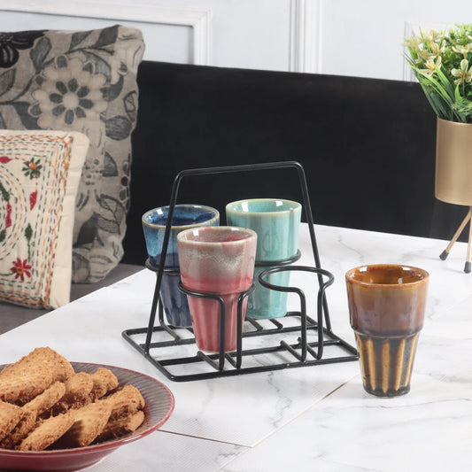 Jevon Ceramic Cup (Set of 4) lifestyle view