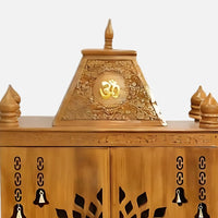 Kailasa Teak Wood Mandir (Teak) close view 