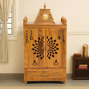Kailasa Teak Wood Mandir (Teak)
