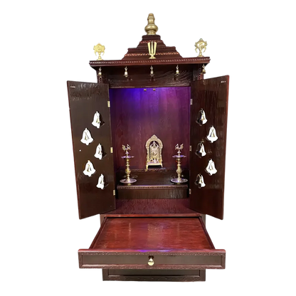 Kalyaan Teak Wood Mandap (Mahogany)open door view