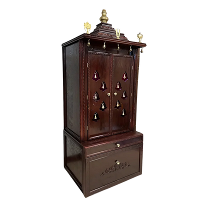 Kalyaan Teak Wood Mandap (Mahogany)side angle