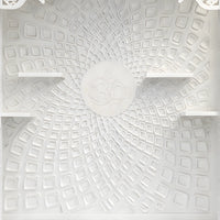 Kamalika Wooden Corian Mandir (White) close view 