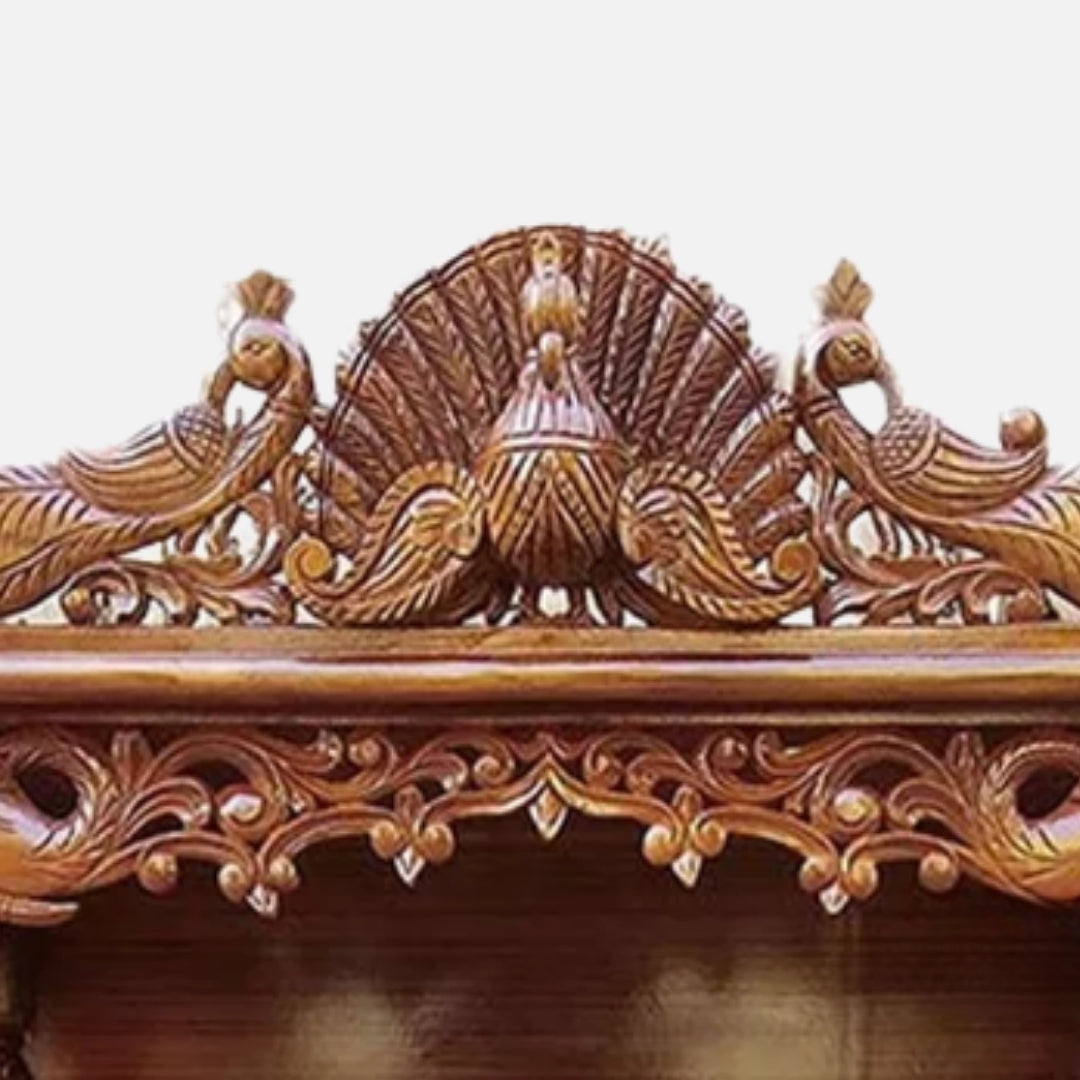 Kamaljyot Teak Wood Mandir (Teak) Zoom View