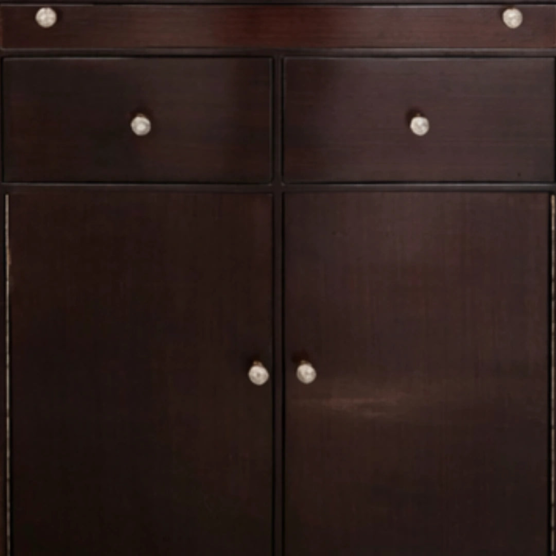 Kanish Teak Wood Mandap (Brown) bottom view 