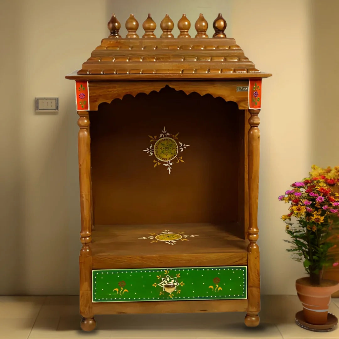 Kantrika Sheesham Wood Mandir (Teak) Lifestyle Image