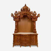 Kapali Teak Wood Mandap (Teak) front 