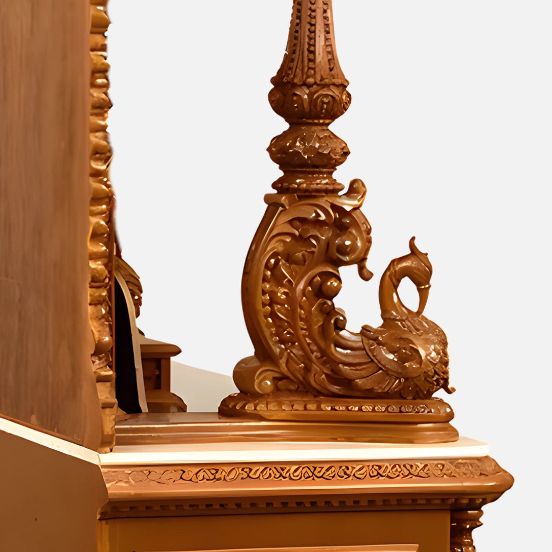 Kapali Teak Wood Mandap (Teak) pillar
