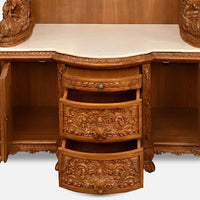 Kapali Teak Wood Mandap (Teak) storage