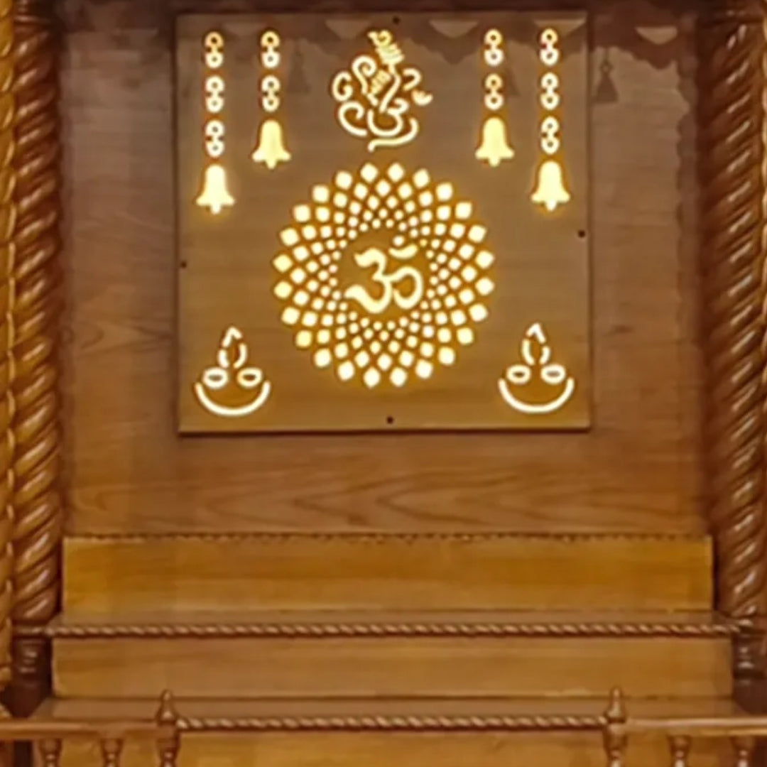 Karuna Teak Wood Mandap (Teak)close  view
