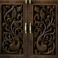  Karuneshwar Teak Wood Mandap (Brown) zoom view 