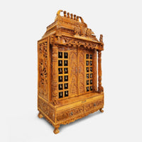 Kaveri Teak Wood Mandap (Teak) side angle
