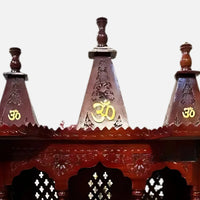Kaveri Teak Wood Mandir (Brown)  Zoom view