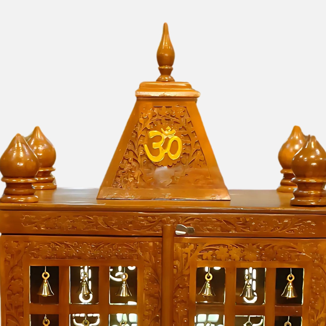  Krittika Teak Wood Mandir (Teak) zoom view