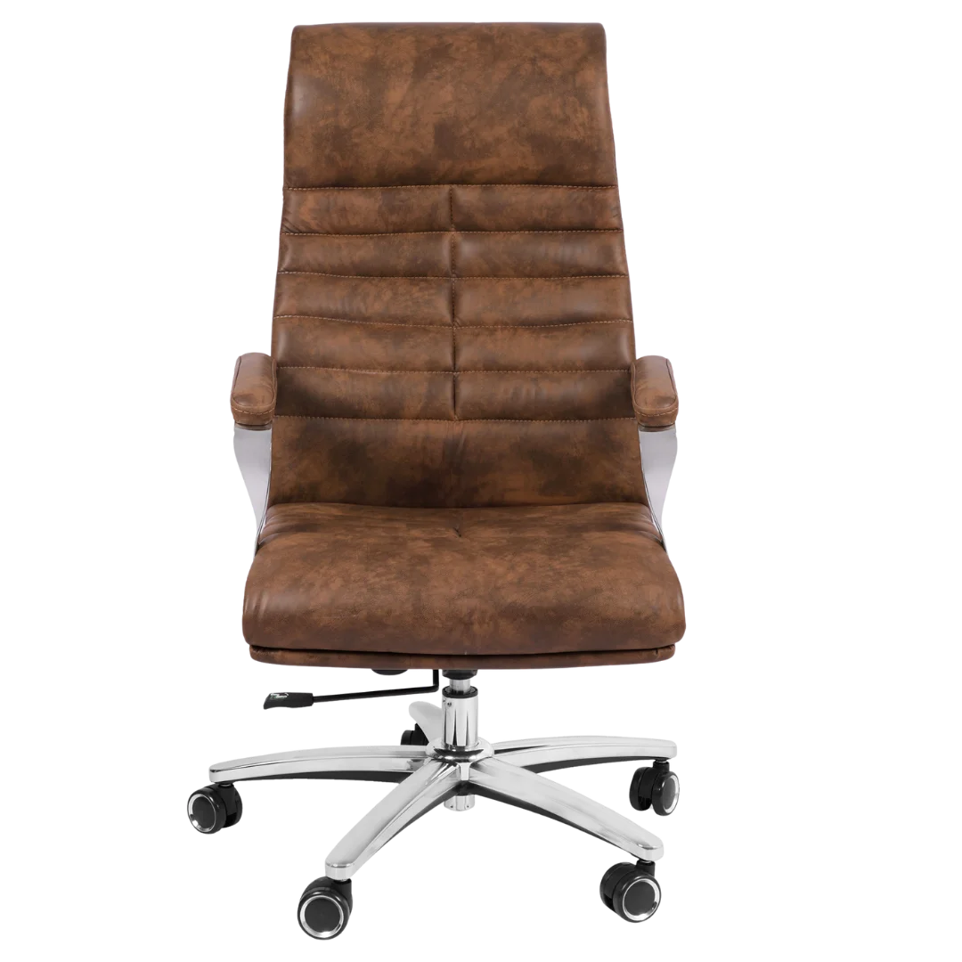 Lavesso Swivel Office Executive Chair Brown