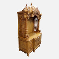 Lepakshi Teak Wood Mandap (Teak) side angle
