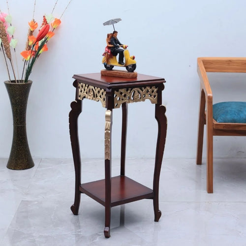 Arcadia Teak Wood Planter Table (Brown)