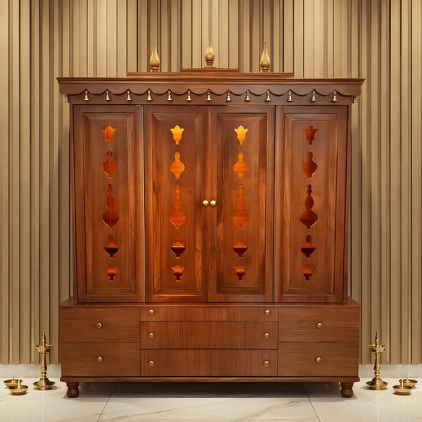 Lifestyle Image of Arjit Teak Wood Mandap (Teak)