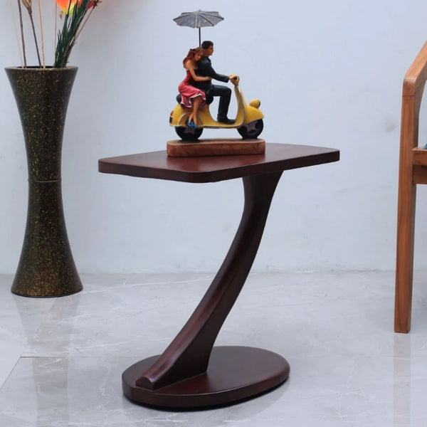 Cascade Teak Wood Coffee Table (Brown)