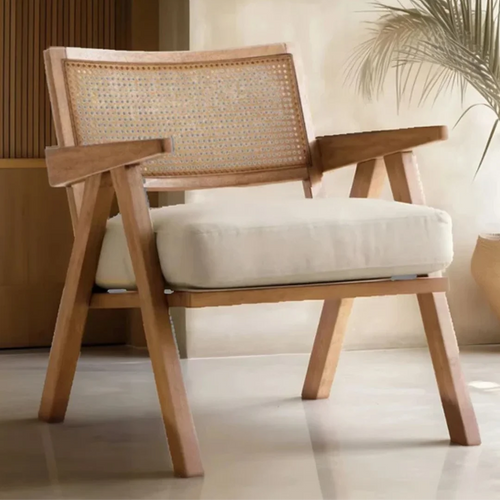 Velora Teak Wood Lounge Chair (Teak)