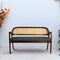 LIfestyle image of Arbor Solid Wood Love Sofa (Brown Grey)