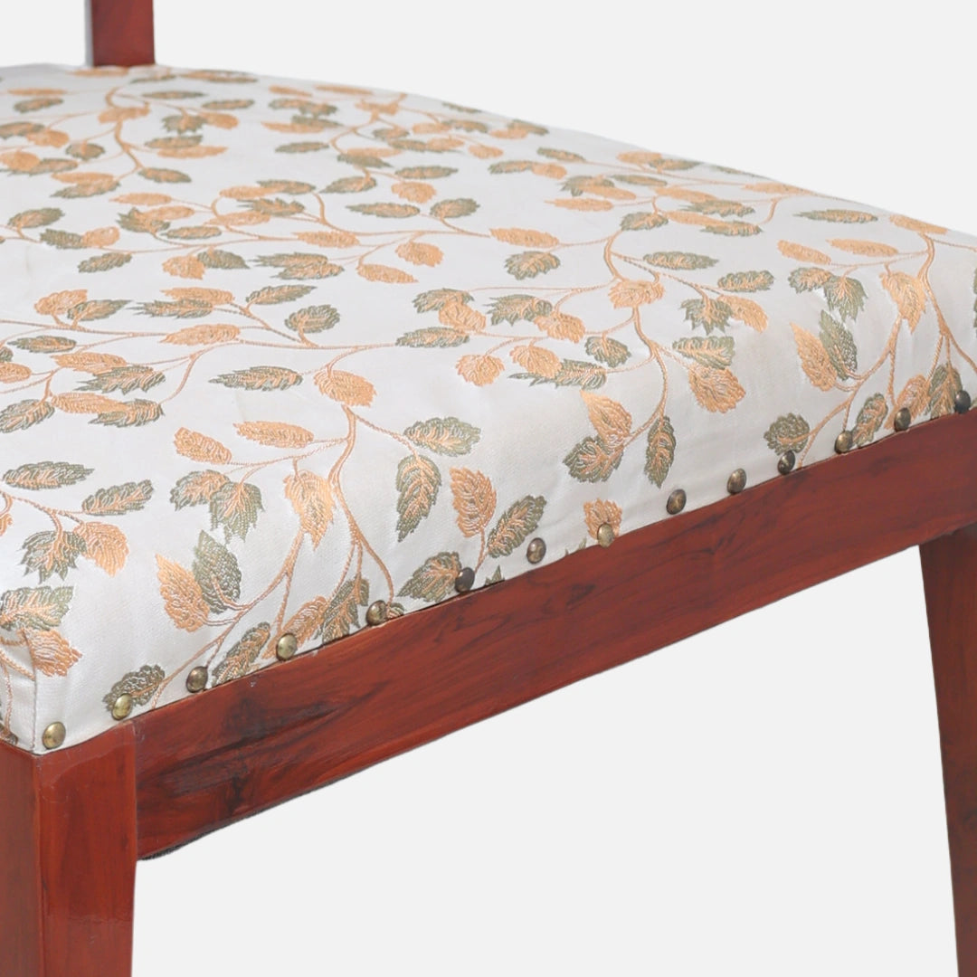  Liora Teak Wood Lounge Chair (Brown)close view 