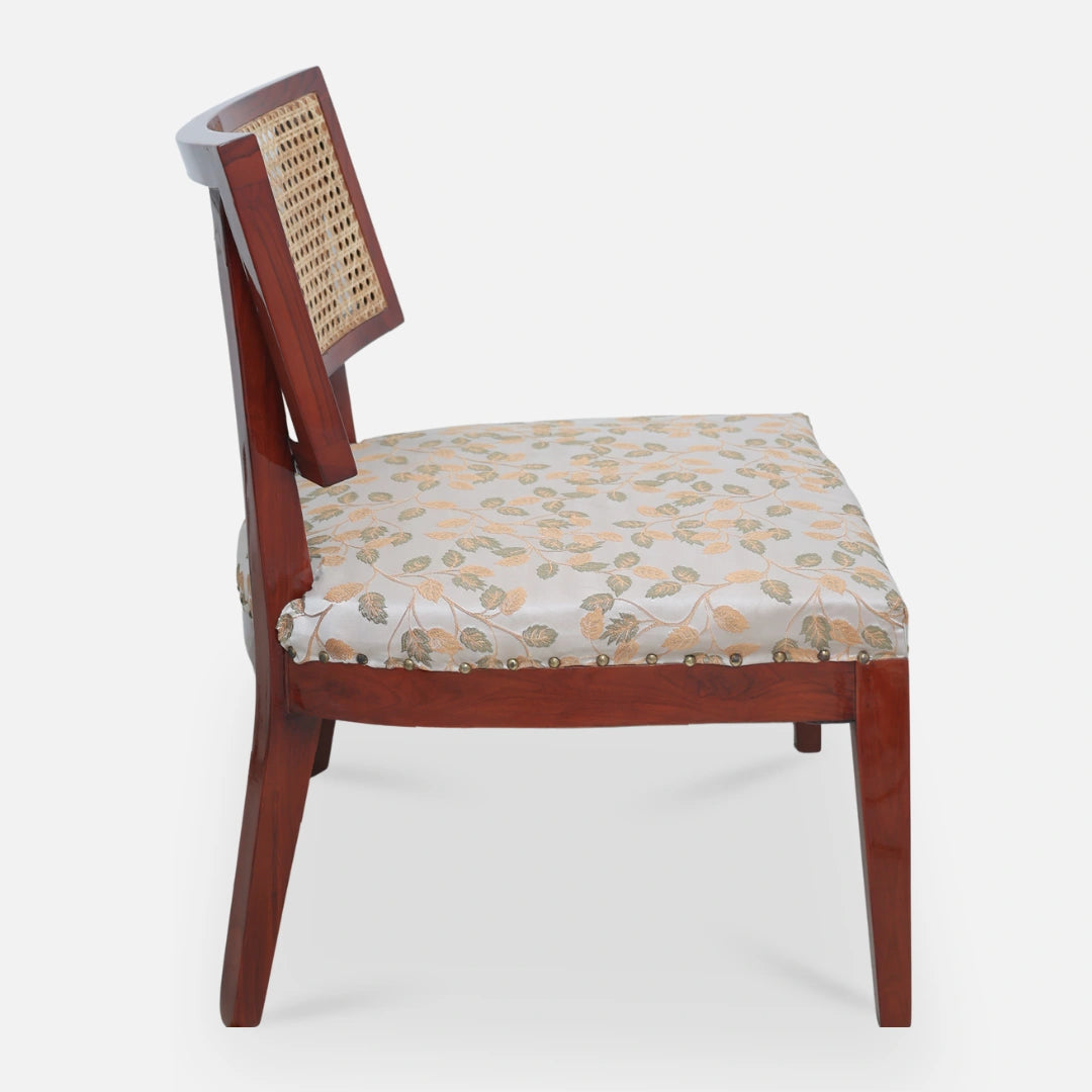  Liora Teak Wood Lounge Chair (Brown)side  view 