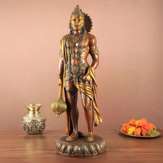 Lord Hanuman Brass Idol 10 lifestyle view