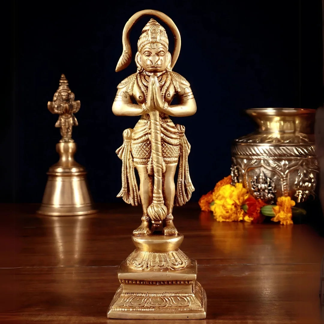 Lord Hanuman Brass Idol 13 lifestyle view