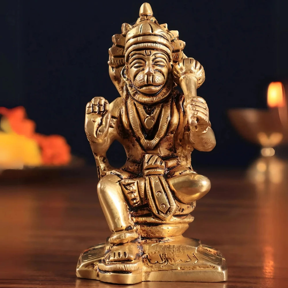 Lord Hanuman Brass Idol 15 lifestyle view