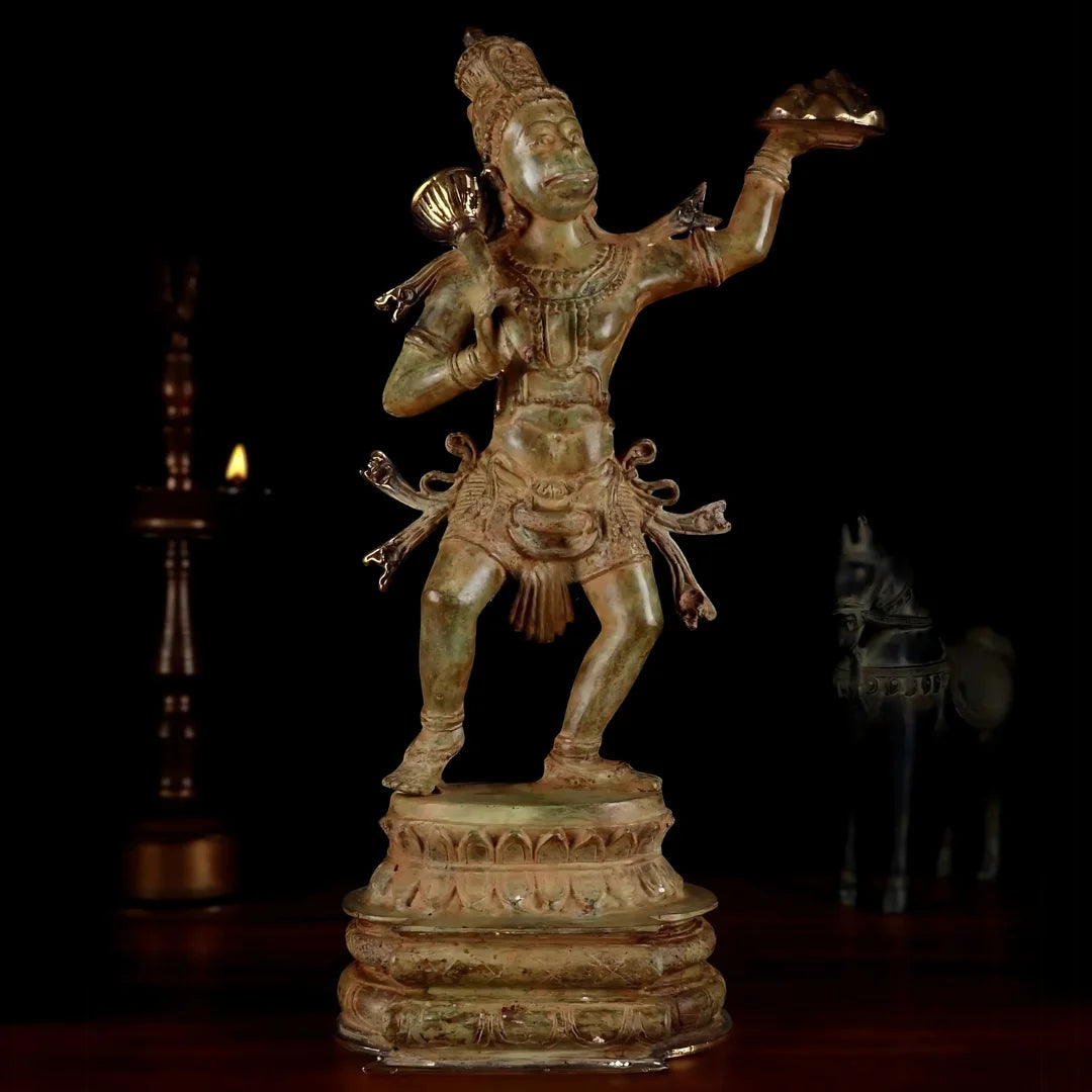 Lord Hanuman Brass Idol 18 lifestyle view