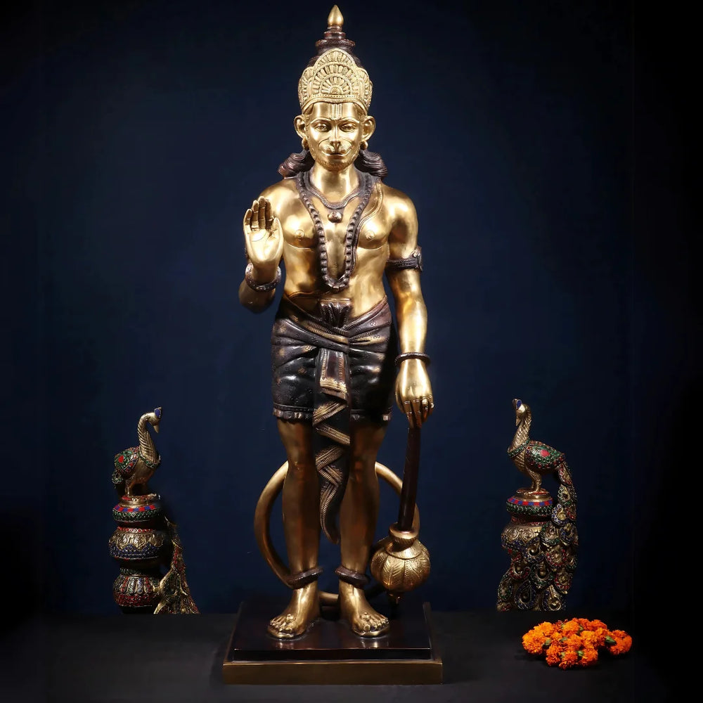 Lord Hanuman Brass Idol 24 lifestyle view