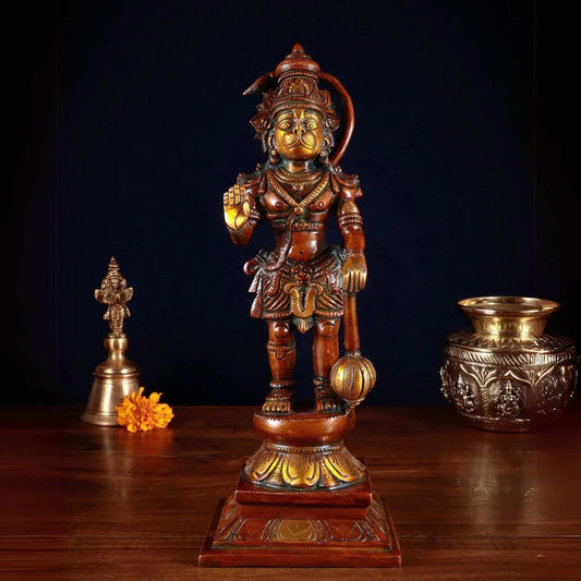 Lord Hanuman Brass Idol 6 lifestyle view