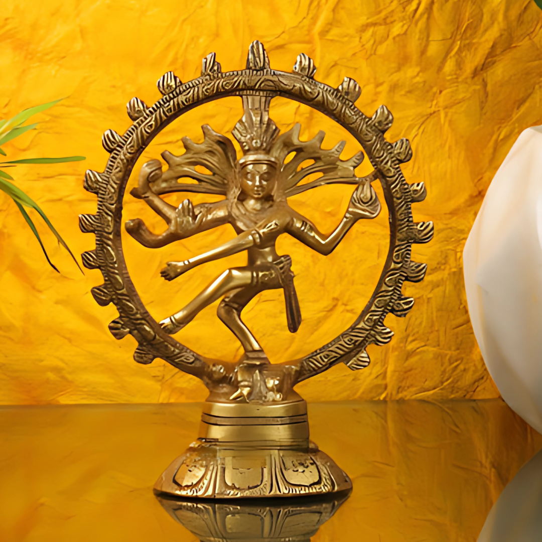 Lord Nataraja Brass Idol 4 lifestyle view