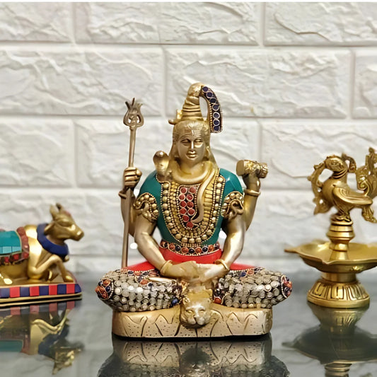 Lord Shiva Brass Idol 2 lifestye view