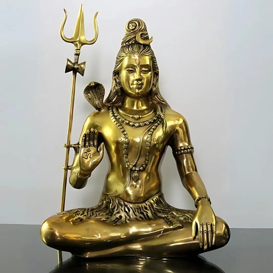 Lord Shiva Brass Idol 3 lifestyle view
