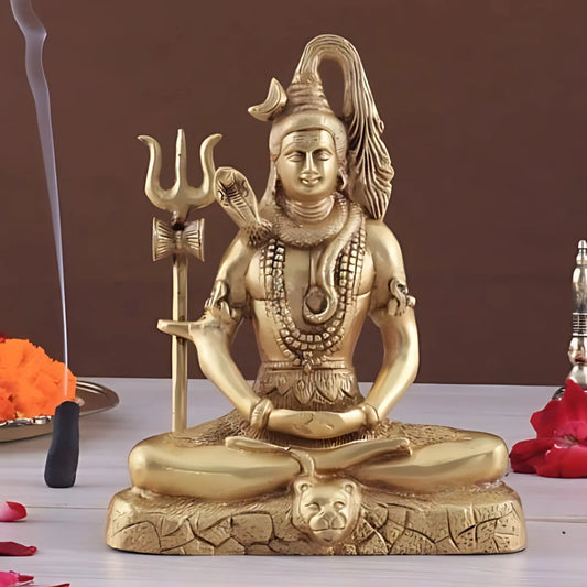 Lord Shiva Brass Idol 8 lifestyle view