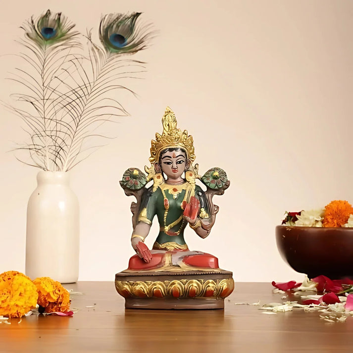 Lord Vishnu Brass Idol - 3
